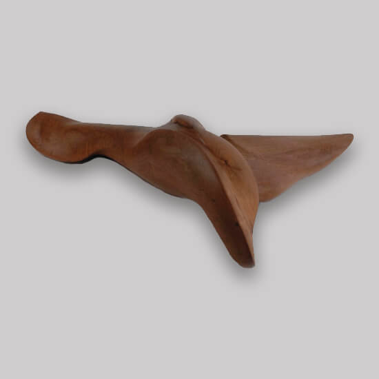 Wood carving star-fish shape